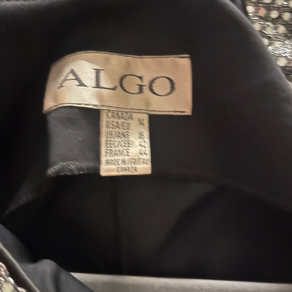 Fabulous vintage ALGO DRESS SIZE 14 gala mother of the bride evening cruise wear - Picture 13 of 16